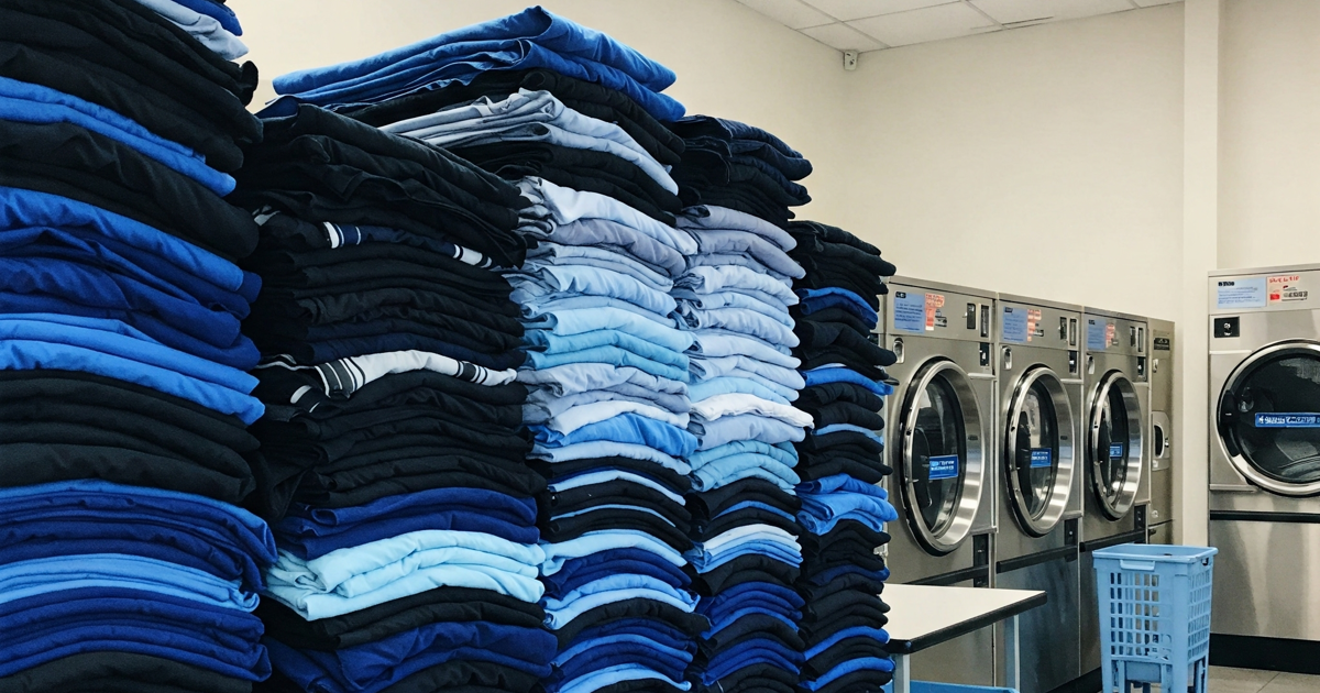 Commercial Laundry Stack High