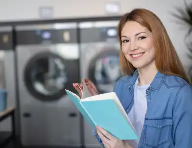 Enjoying The Laundromat