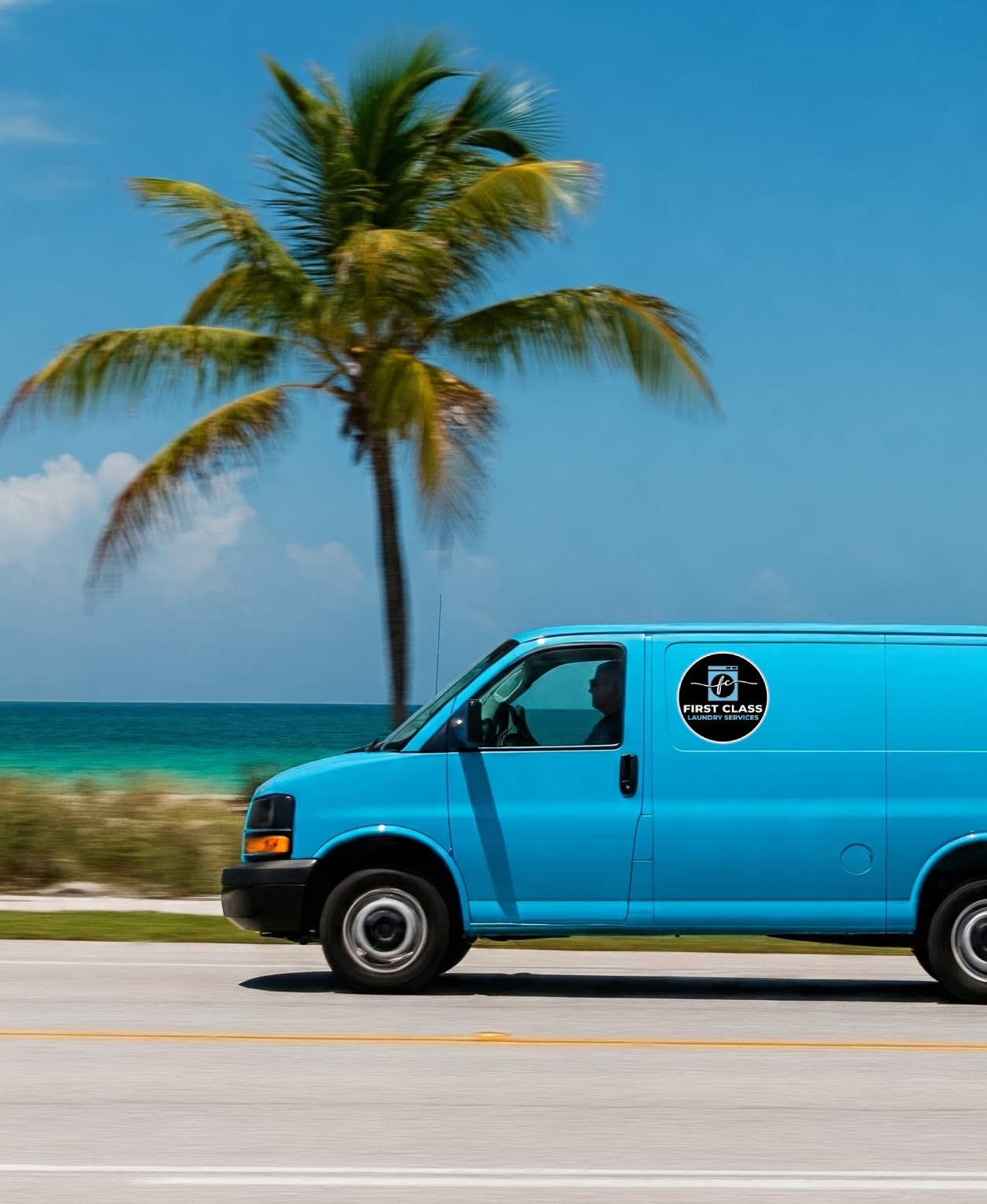 FCLS Blue Delivery Van