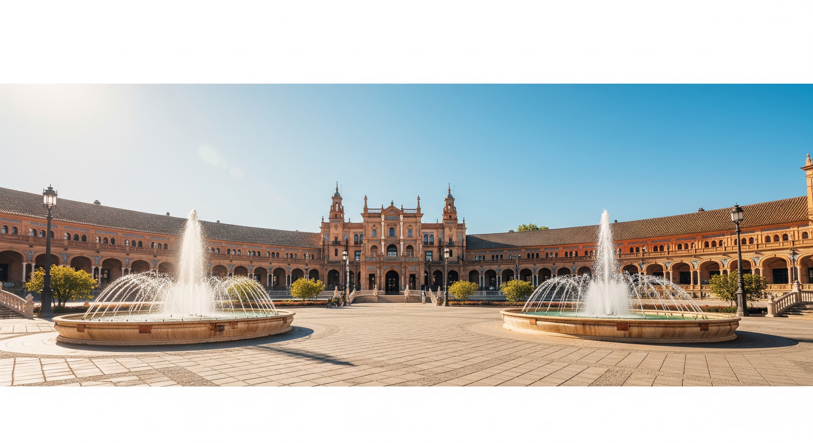 A Sophisticated Banner Image Of Mizner Park's Central Plaza With Its Fountains And Mediterranean Architecture